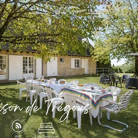 La Maison De Tregous - Groupes & 1 Climatisee, Wifi * ロデーズ